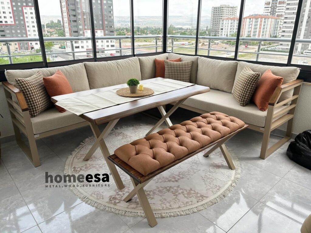 NODE Lion Balkon Köşe Takımı